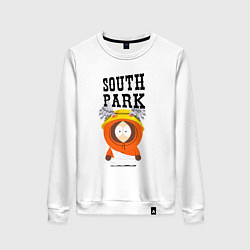 Свитшот хлопковый женский South Park Кенни, цвет: белый