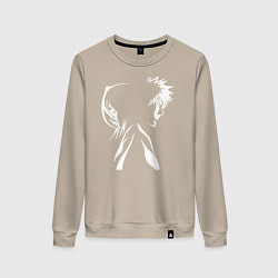 Свитшот хлопковый женский Rukia and Ichigo, цвет: миндальный