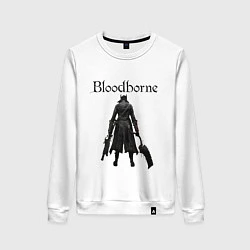 Свитшот хлопковый женский Bloodborne, цвет: белый