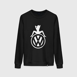 Свитшот хлопковый женский Volkswagen Girl Z, цвет: черный