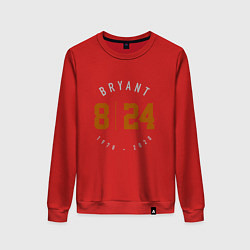 Свитшот хлопковый женский Kobe Bryant, цвет: красный