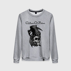 Свитшот хлопковый женский Children of Bodom Z, цвет: меланж