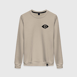 Свитшот хлопковый женский Little Nightmares, цвет: миндальный