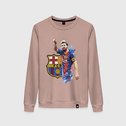 Женский свитшот Lionel Messi Barcelona Argentina!