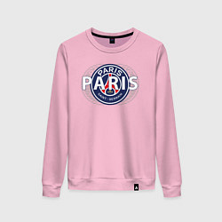 Свитшот хлопковый женский PSG Core Wordmark Graphic New 202223, цвет: светло-розовый