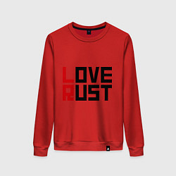 Женский свитшот Love Rust