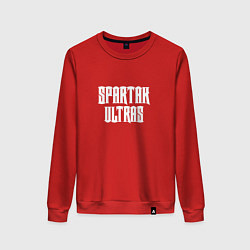 Свитшот хлопковый женский SPARTAK ULTRAS, цвет: красный