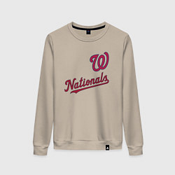 Женский свитшот Washington Nationals - baseball team!