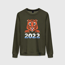Женский свитшот Год тигра 2022 китайский календарь