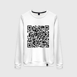 Женский свитшот QR-код Скала Джонсон