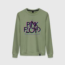 Женский свитшот PINK FLOYD ПИНК ФЛОЙД ГЛИТЧ