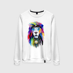 Женский свитшот Color lion! Neon!