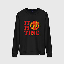 Женский свитшот It is Manchester United Time Манчестер Юнайтед