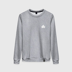 Свитшот хлопковый женский Душа Монстра, цвет: меланж