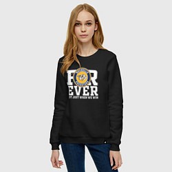 Свитшот хлопковый женский Nashville Predators FOREVER NOT JUST WHEN WE WIN Н, цвет: черный — фото 2