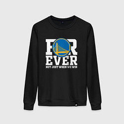 Свитшот хлопковый женский Golden State Warriors FOREVER NOT JUST WHEN WE WIN, цвет: черный