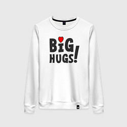 Женский свитшот Big hugs!