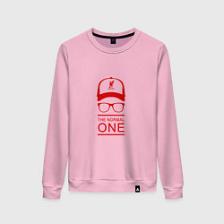 Свитшот хлопковый женский Klopp - Normal One, цвет: светло-розовый