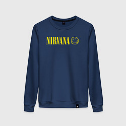 Женский свитшот Nirvana logo