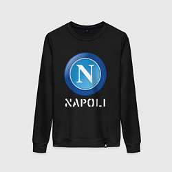 Свитшот хлопковый женский SSC NAPOLI Napoli, цвет: черный