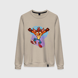 Женский свитшот Crash Bandicoot - Its About Time