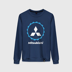 Свитшот хлопковый женский Mitsubishi в стиле Top Gear, цвет: тёмно-синий