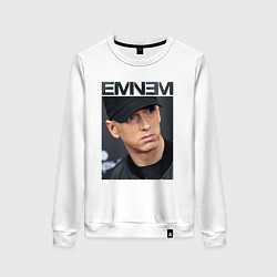 Свитшот хлопковый женский Eminem фото, цвет: белый