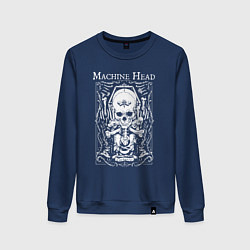 Свитшот хлопковый женский Machine Head Catharsis Groove metal, цвет: тёмно-синий