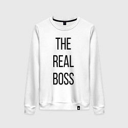 Женский свитшот The real boss!