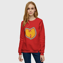 Свитшот хлопковый женский Wu-Tang Colors, цвет: красный — фото 2
