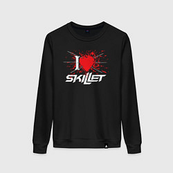 Женский свитшот Skillet Сердце