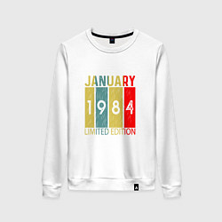 Женский свитшот 1984 - Январь