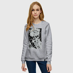 Свитшот хлопковый женский Blame! Killy, цвет: меланж — фото 2