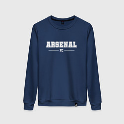 Свитшот хлопковый женский Arsenal football club классика, цвет: тёмно-синий
