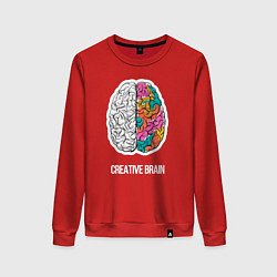 Женский свитшот Creative Brain