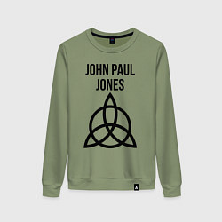 Женский свитшот John Paul Jones - Led Zeppelin - legend