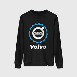 Свитшот хлопковый женский Volvo в стиле Top Gear, цвет: черный