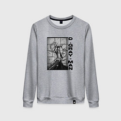 Свитшот хлопковый женский Грозный Ю - D Gray man, цвет: меланж