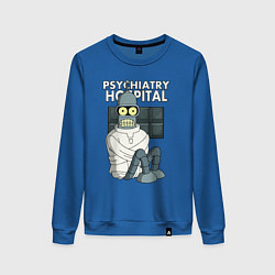 Свитшот хлопковый женский Bender - hospital, цвет: синий
