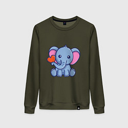 Женский свитшот Love Elephant