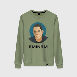 Женский свитшот Eminem поп-арт
