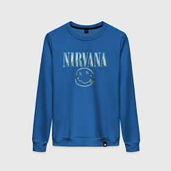 Женский свитшот Nirvana - смайлик