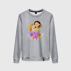 Женский свитшот Маме от любимой дочки