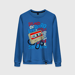 Женский свитшот Касссета ретро звук