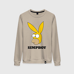 Женский свитшот Simpboy - rabbit Homer