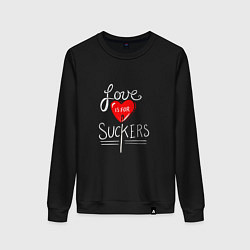 Женский свитшот Love is for suckers