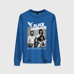 Свитшот хлопковый женский Black Sabbath rock, цвет: синий