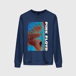 Свитшот хлопковый женский Pink Floyd Meddle, цвет: тёмно-синий
