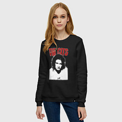Свитшот хлопковый женский The gits панк рок группа, цвет: черный — фото 2