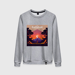 Женский свитшот Genshin Impact, Sunset